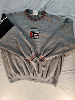 Chase Authentics Dale Earnhardt NASCAR Gray Crewneck Sweatshirt Mens Size L